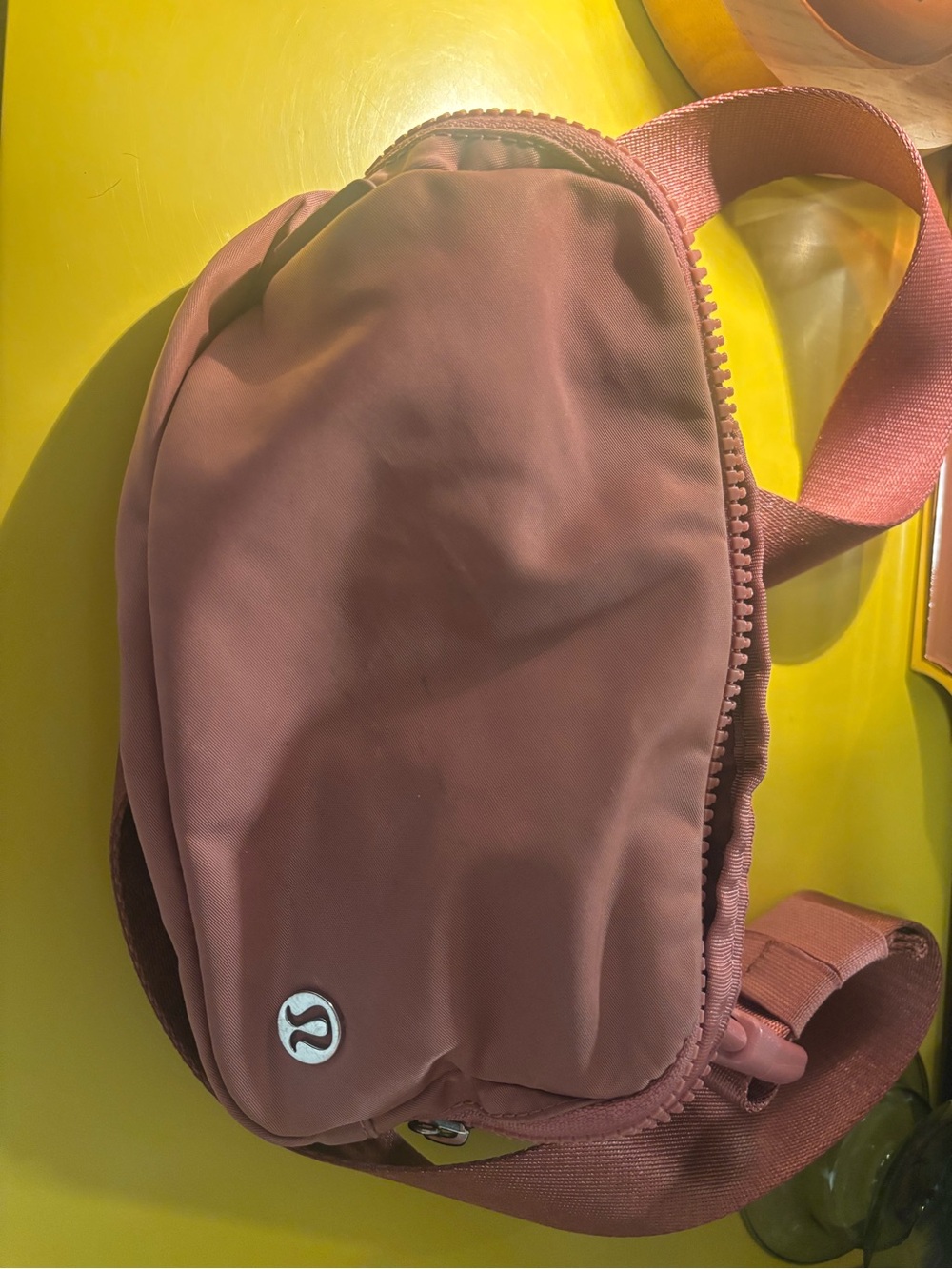 lululemon Pink Crossbody Sling belt Bag